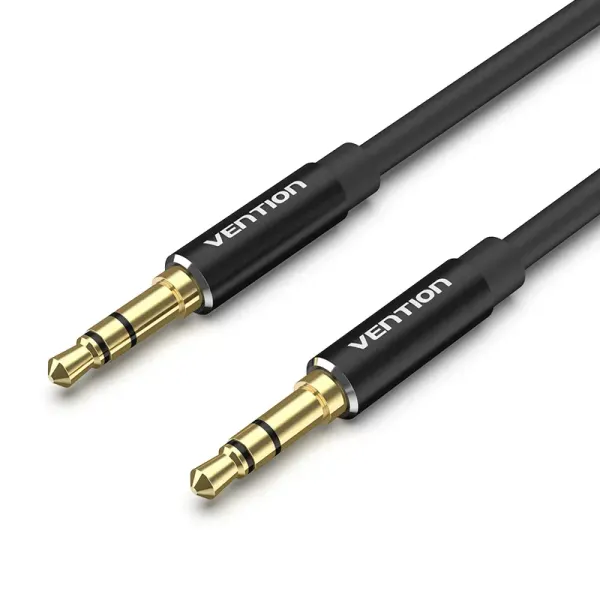 Cable Estéreo Vention BAXBD/ Jack 3.5 Macho - Jack 3.5 Macho/ 50cm/ Negro