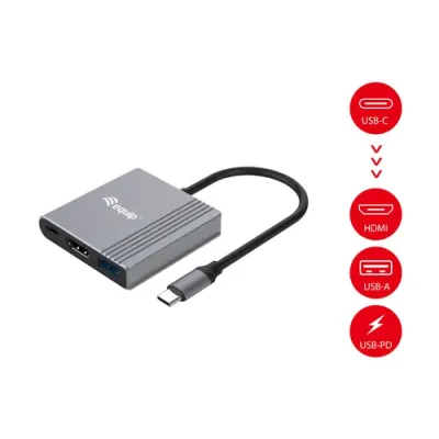 Docking Usb-c Equip 133488 A 1xhdmi 4k Usb-a Usb-c Pd 100w Docking Usb-c Equip 133488 A 1xhdmi 4k Usb-a Usb-c Pd 100w