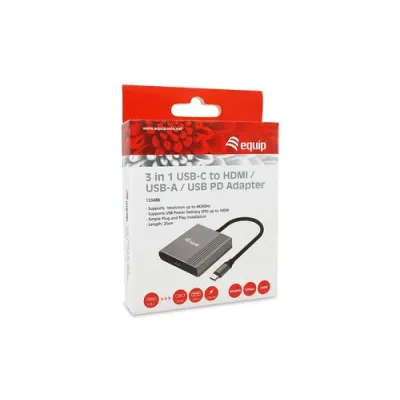 Docking Usb-c Equip 133488 A 1xhdmi 4k Usb-a Usb-c Pd 100w Docking Usb-c Equip 133488 A 1xhdmi 4k Usb-a Usb-c Pd 100w