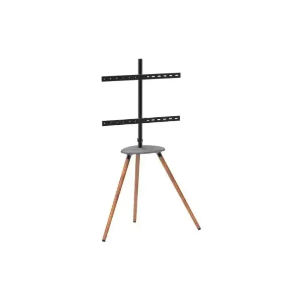 Soporte De Suelo Approx Para Pantalla De 30" A 65" Tipo Stand Color Madera Max. Vesa 600x400 Hasta 40kg