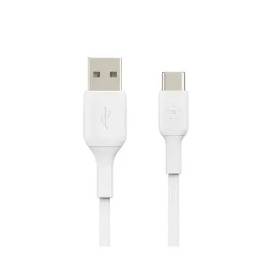 Belkin BoostCharge Cable USB-C a USB-A 1m Blanco Pack 2 Unidades Belkin BoostCharge Cable USB-C a USB-A 1m Blanco Pack 2 Unidades