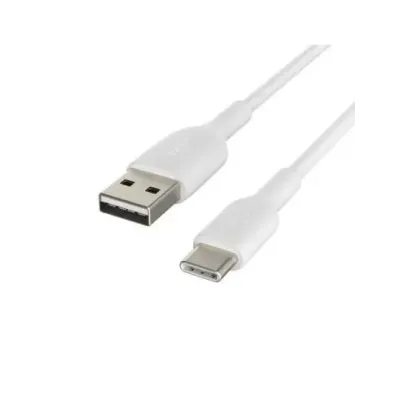 Belkin BoostCharge Cable USB-C a USB-A 1m Blanco Pack 2 Unidades Belkin BoostCharge Cable USB-C a USB-A 1m Blanco Pack 2 Unidades