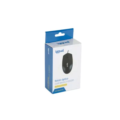 Iggual ratón óptico com-basic3-800dpi negro Iggual ratón óptico com-basic3-800dpi negro