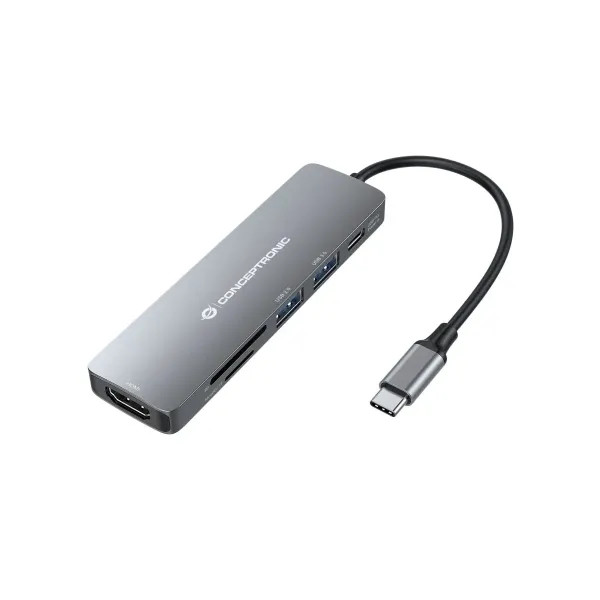 Conceptronic Adaptador USB Multifuncional 6-en-1 USB 3.0 60W
