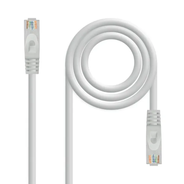 Nanocable Cable de Red RJ45 LSZH Cat.6A UTP AWG24 15m Gris