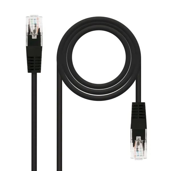 Nanocable Cable de Red RJ-45 UTP AWG24 Cat.6 1m Negro 