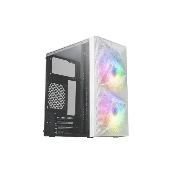 Mars Gaming MC-ME Minitorre FRGB Cristal Templado USB 3.0 Blanca