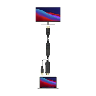 Cable Conversor 4K Aisens A122-0642/ HDMI Macho - DisplayPort Cable Conversor 4K Aisens A122-0642/ HDMI Macho - DisplayPort
