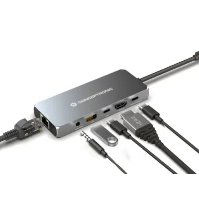 Docking Usb-c Conceptronic Donn22g 6-in-1 Usb4 Docking Station