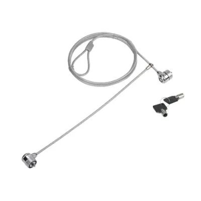 Cable De Seguridad Conceptronic Con Doble Cabezal Y Llave 1.5m Cable De Seguridad Conceptronic Con Doble Cabezal Y Llave 1.5m