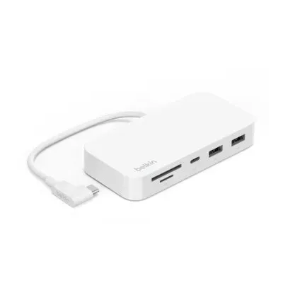 Belkin Connect Hub USB-C Multipuerto 6 en 1 con Soporte de Belkin Connect Hub USB-C Multipuerto 6 en 1 con Soporte de