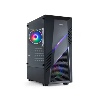 TooQ TQGCC102-B Biohazard Cristal Templado USB 3.0 Negra
