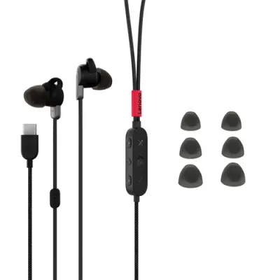 Auricular Lenovo Go Usb-c Anc + Microfono Con Cancelacion De Auricular Lenovo Go Usb-c Anc + Microfono Con Cancelacion De