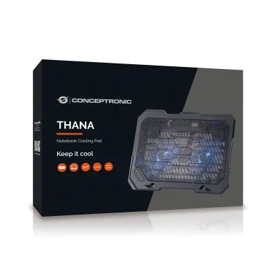 Conceptronic THANA01B Base Refrigeradora para Portátil hasta Conceptronic THANA01B Base Refrigeradora para Portátil hasta