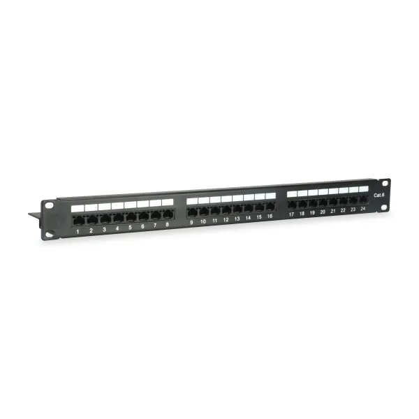 Equip Panel de Parcheo 24 Puertos Cat 6 sin Blindaje