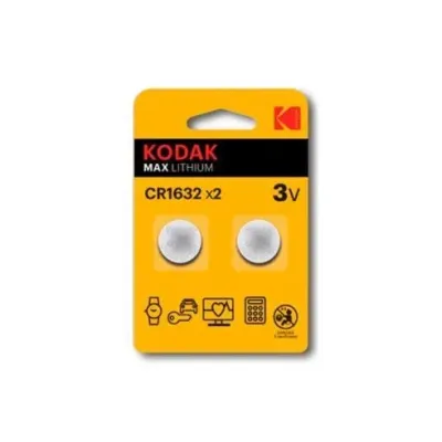 Pila Kodak Boton Litio Cr1632 3v Blister 2 Unidades (ecotasa