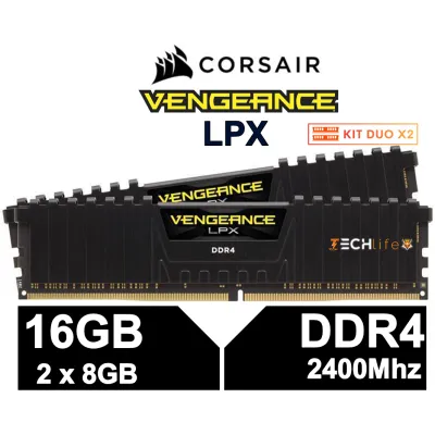 Corsair Vengeance LPX DDR4 2400MHz PC4-19200 16GB 2x8GB CL14