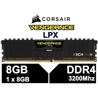 Corsair Vengeance LPX DDR4 3200MHz PC4-25600 8GB CL16 Negro