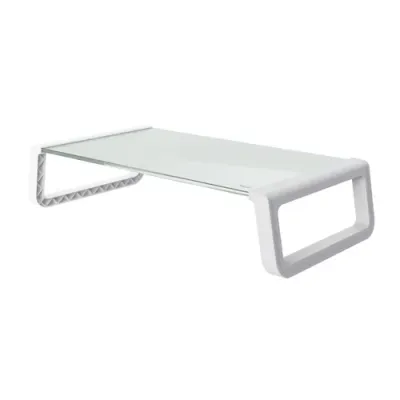 Trust Monta Soporte para Monitor de Cristal Templado Blanco
