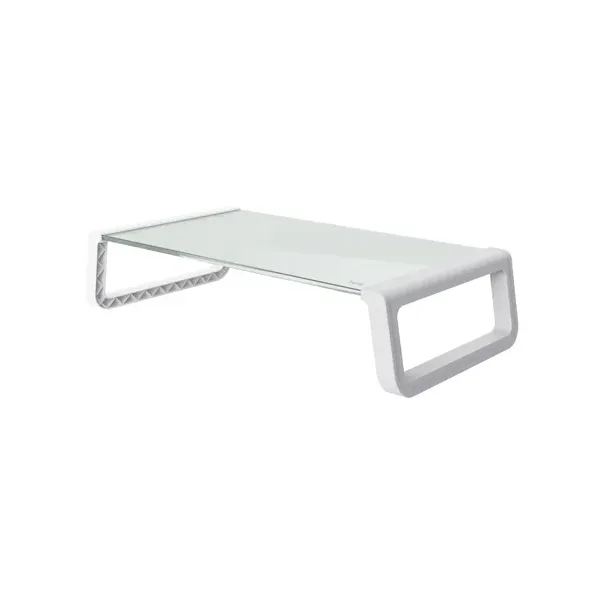 Trust Monta Soporte para Monitor de Cristal Templado Blanco 