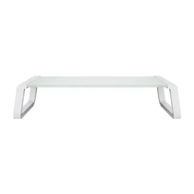 Trust Monta Soporte para Monitor de Cristal Templado Blanco