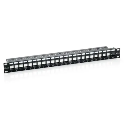 Equip 769224 Patch Panel 24 Puertos Cat 6 1U 19 " Equip 769224 Patch Panel 24 Puertos Cat 6 1U 19 "