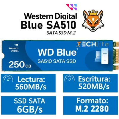 Western Digital Blue SA510 M.2 250GB SATA 3
