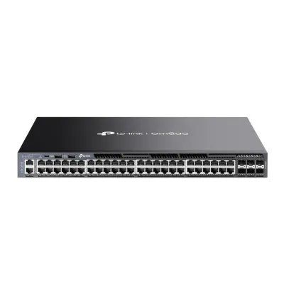 TP-Link Omada SG6654X Switch Gestionado L3 Gigabit 10G 48 TP-Link Omada SG6654X Switch Gestionado L3 Gigabit 10G 48