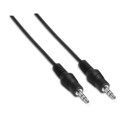 Aisens Cable Jack 3.5mm Macho/Macho 30cm Negro Aisens Cable Jack 3.5mm Macho/Macho 30cm Negro