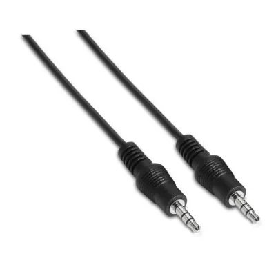 Aisens Cable Jack 3.5mm Macho/Macho 30cm Negro Aisens Cable Jack 3.5mm Macho/Macho 30cm Negro