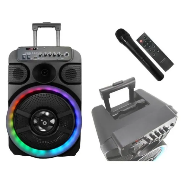 Sunstech Muscles 12 Altavoz Karaoke Bluetooth 40W 