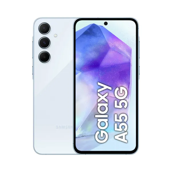 Samsung Galaxy A55 5G 8/128GB Azul Claro Libre Versión Importada EU