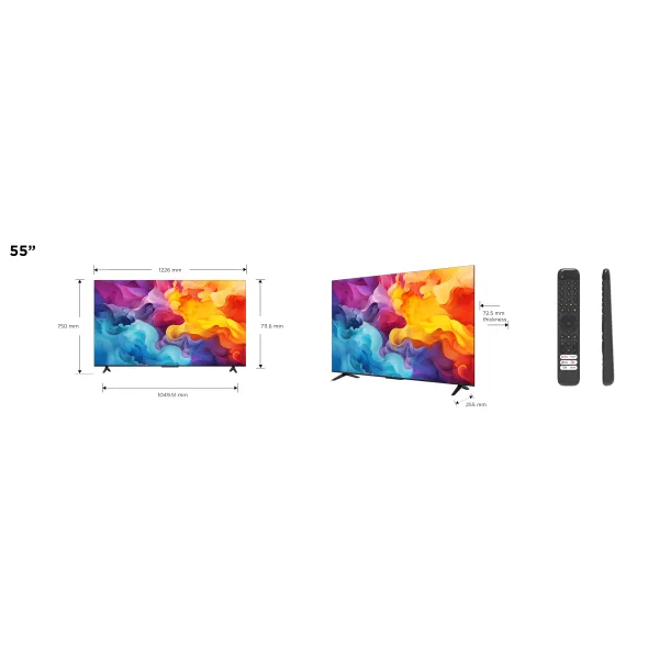 TV TCL 55P61B 55" LED UltraHD 4K HDR Google TV