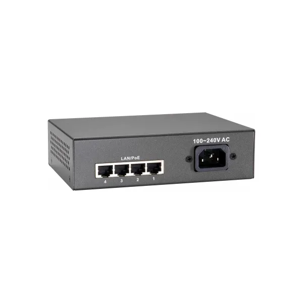 LevelOne FEP-0511 Switch Fast Gigabit Ethernet 5x RJ-45, 62W PoE+