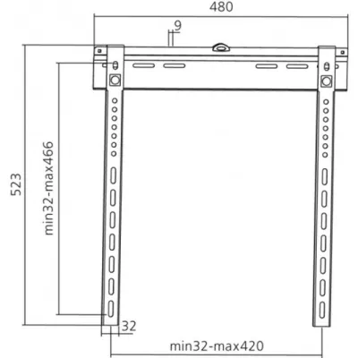 Equip Soporte TV 32"/55" VESA 400x400 55Kg Equip Soporte TV 32"/55" VESA 400x400 55Kg
