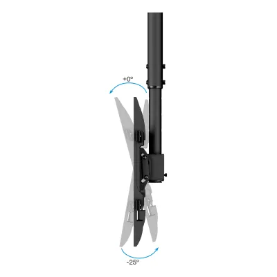 TooQ LPCE1175TSLI-B Soporte de Techo para Monitor/TV 32"-75"