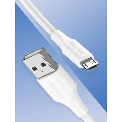 Vention CTIWI Cable USB 2.0 Macho a MicroUSB Macho 3m Blanco Vention CTIWI Cable USB 2.0 Macho a MicroUSB Macho 3m Blanco