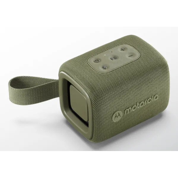 Motorola ROKR 300 Verde Altavoz Inalámbrico Bluetooth 5.3 7W IP67 Resistente al Agua y Polvo