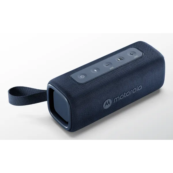 Motorola ROKR 600 Azul Altavoz Inalámbrico Bluetooth 5.3 30W IP67 Resistente al Agua y Polvo