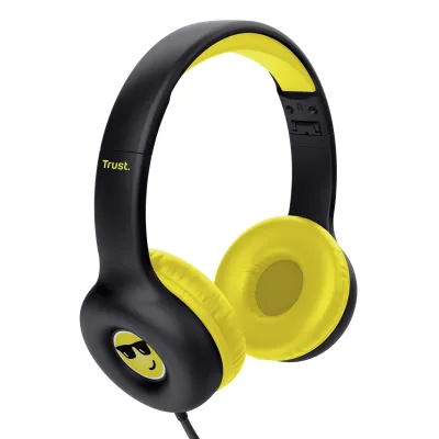 Auriculares Infantiles Trust Nouna Kids/ con Micrófono/ Negros Auriculares Infantiles Trust Nouna Kids/ con Micrófono/ Negros