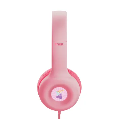 Auriculares Infantiles Trust Nouna Kids/ con Micrófono/ Rosas Auriculares Infantiles Trust Nouna Kids/ con Micrófono/ Rosas