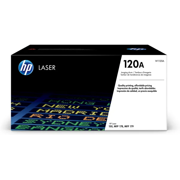 HP 120A Negro, Tambor de Imágenes 16.000 páginas, para impresoras HP Color Laser 150a, 150nw, MFP 178nwg, MFP 179fwg