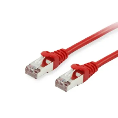 Equip Cable de Red RJ45 S/FTP Apantallado Cat.6A Rojo 0.25m Equip Cable de Red RJ45 S/FTP Apantallado Cat.6A Rojo 0.25m
