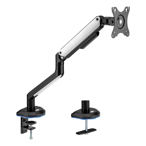 Aisens Soporte de Mesa RGB Gaming Contrapeso Giratorio e Inclinable para Monitor/TV 9 kg de 17-32 