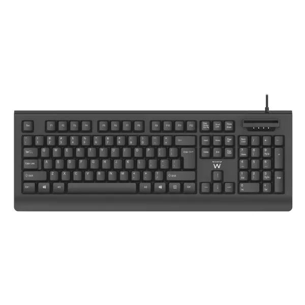 Ewent EW3286 Teclado Universal USB Qwerty Español Negro
