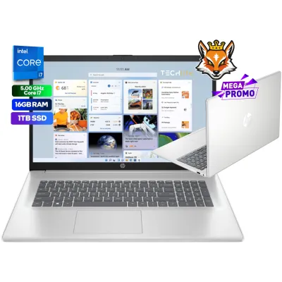 HP 17-CN3003NS Intel Core i7-1355u 16GB 1TB 17.3" W11 Plata