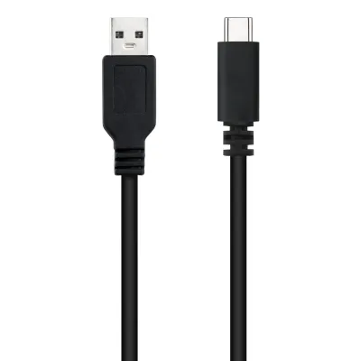 Nanocable cable usb 2.0 3a usb-c-m/m 1.5m negro