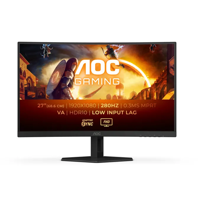Monitor AOC C27G4ZXE 27" LED Fast VA FullHD 280Hz 1ms Curva