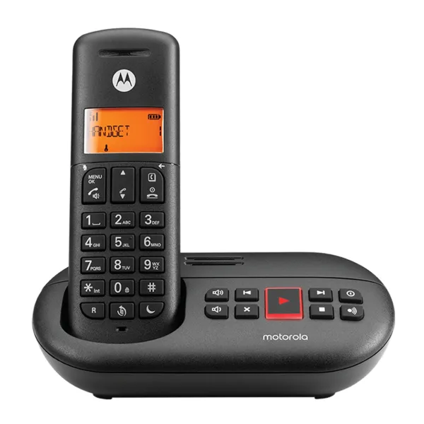 Motorola E211 Teléfono Inalámbrico, Contestador, Manos libres, Bloqueo de llamadas