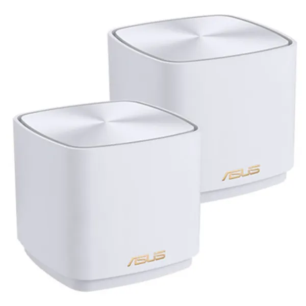 ZenWifi XD4 Plus 2 Pack - Sistema AX1800 WiFi 6 Mesh para Toda la Casa, Cobertura hasta 446 m2
